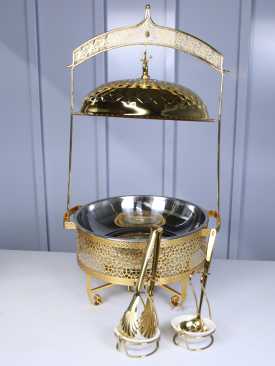 Silver Rolling Top Dishes