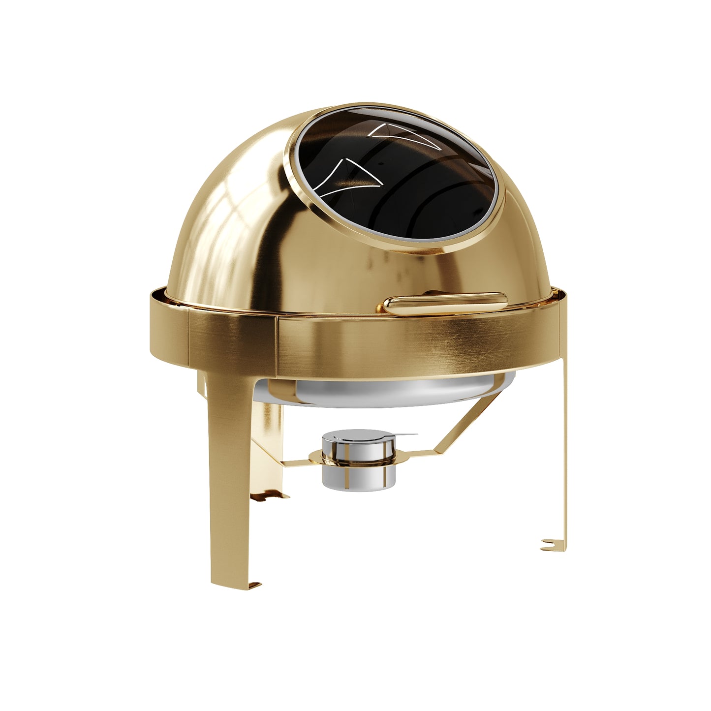 Rolling Top Line - Round Chafing Dish - Gold - 6L