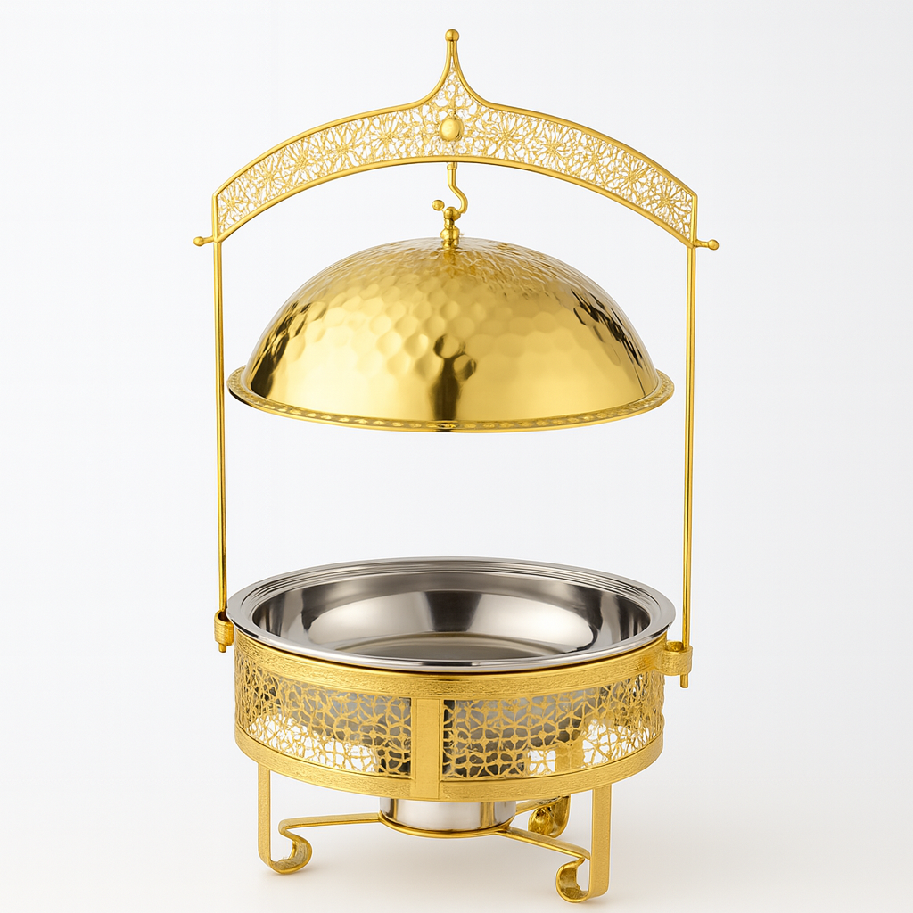 Luxury Dining Line - Hanging Chafing Dish - Gold - 8L