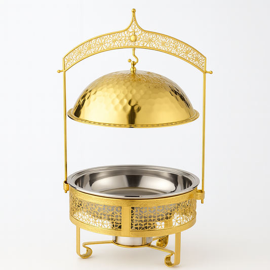 Luxury Dining Line - Hanging Chafing Dish - Gold - 8L