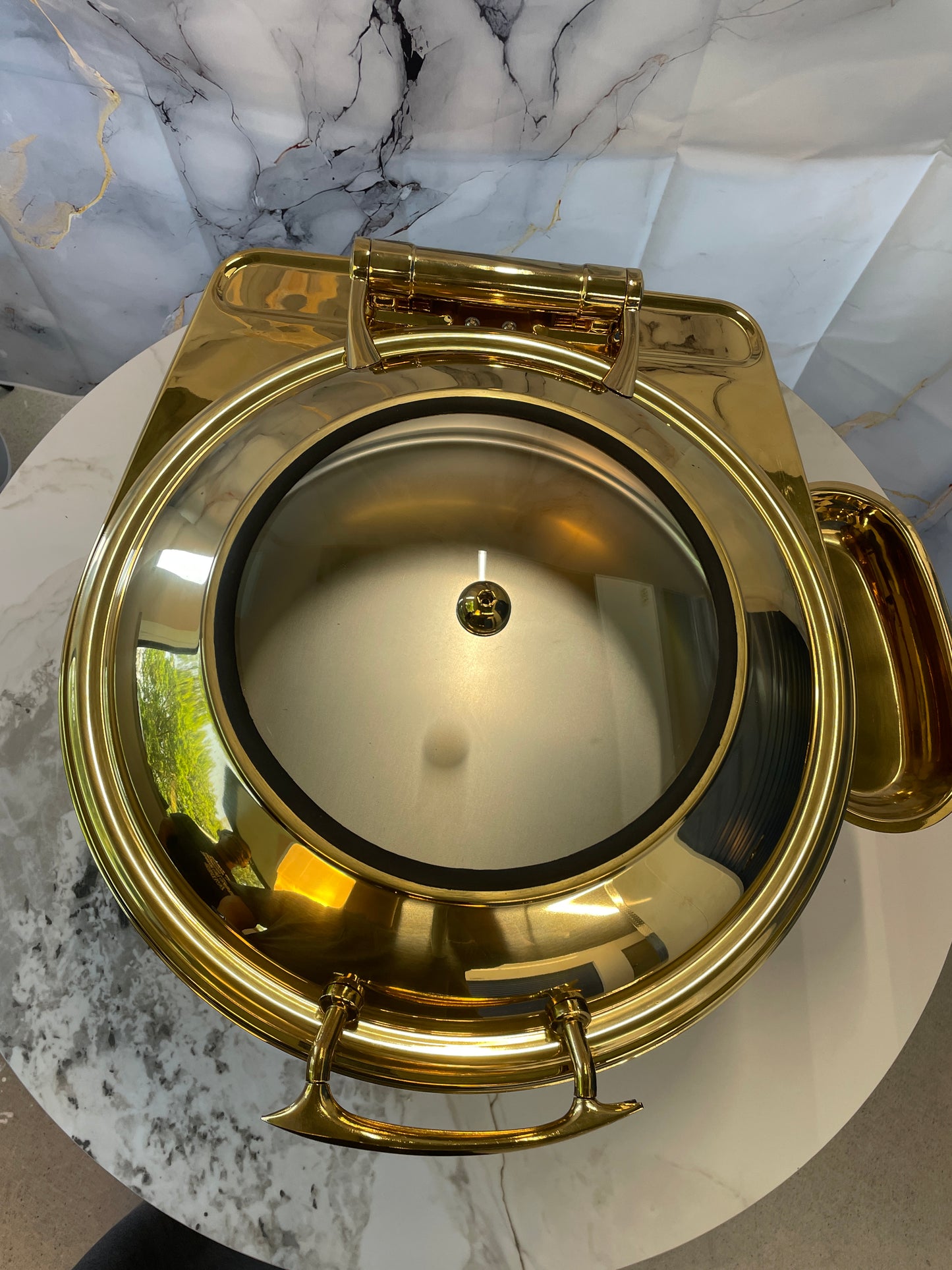 Luxury Dining Line - Round Chafing Dish - Gold - 6L