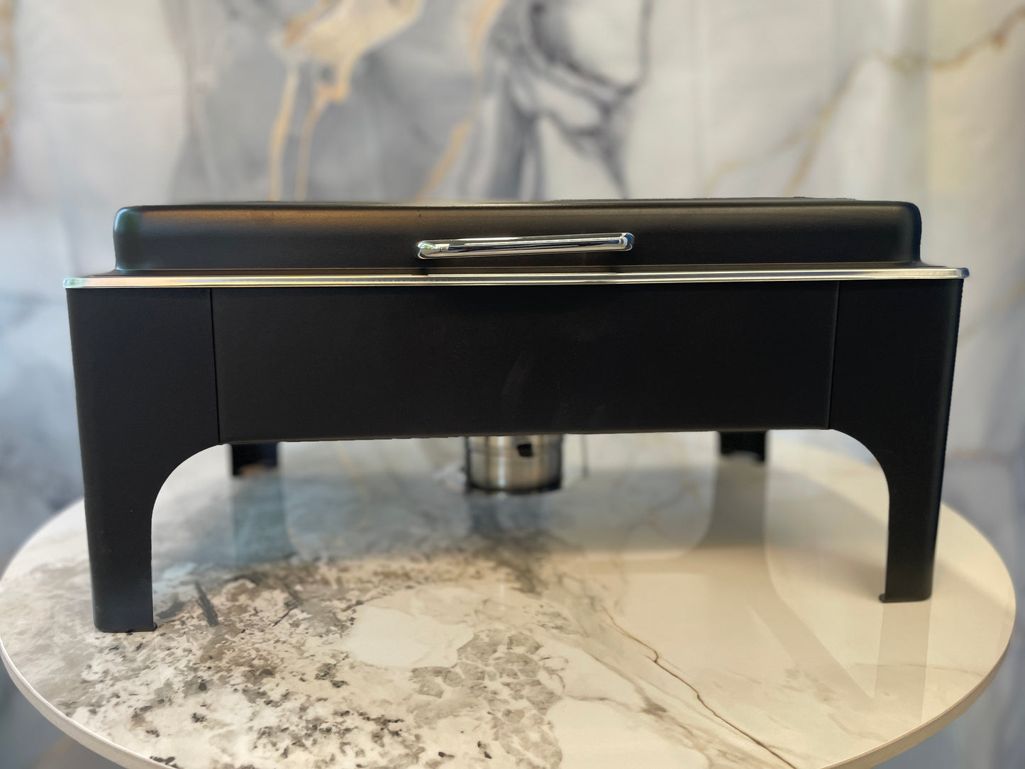 Crystal Crown Line - Rectangle Chafing Dish - Jet Black - 9L