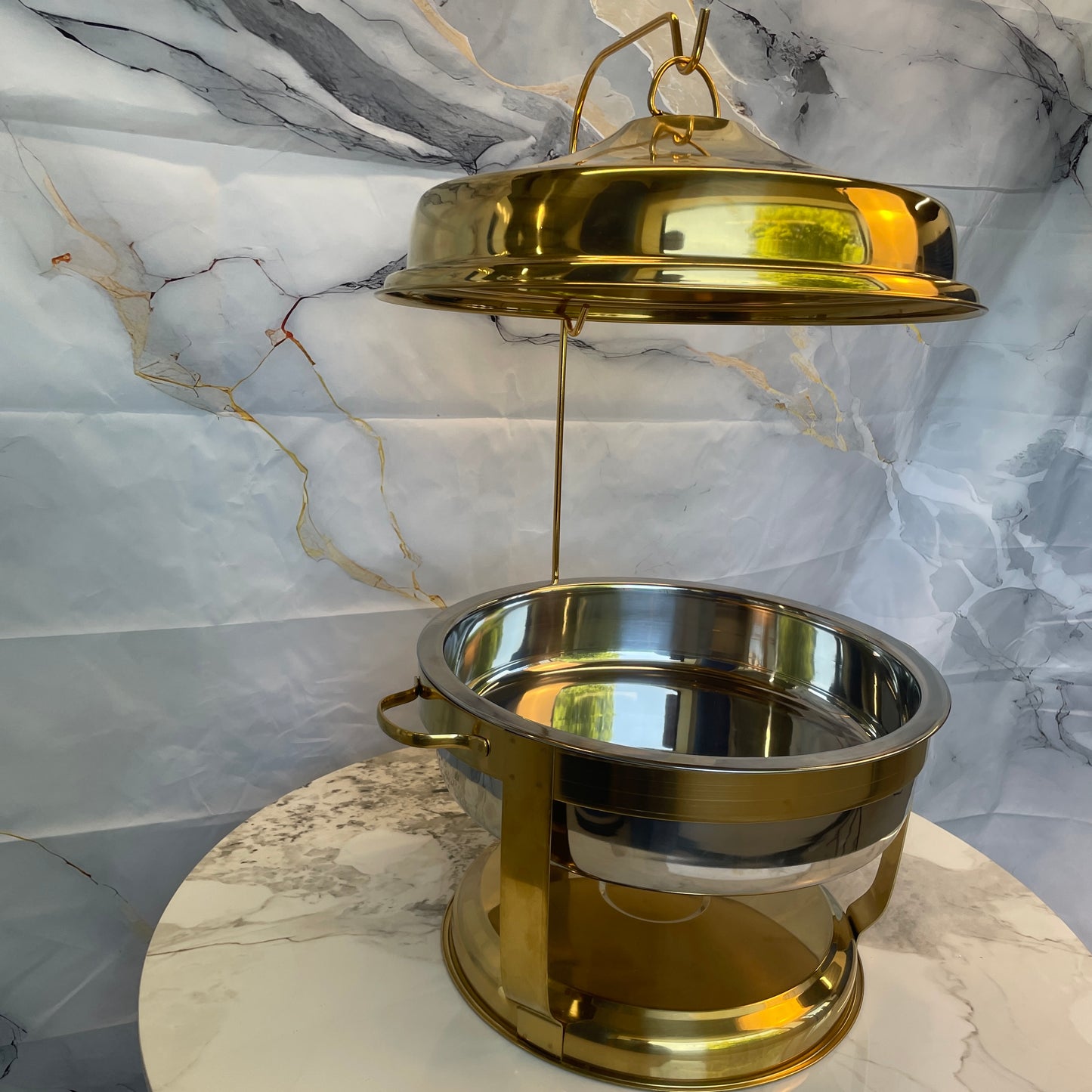 Deluxe Hanging Line - Hanging Chafing Dish - Gold - 9L