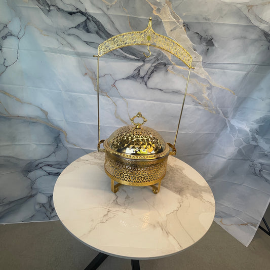 Luxury Dining Line - Hanging Chafing Dish - Gold - 4.5L