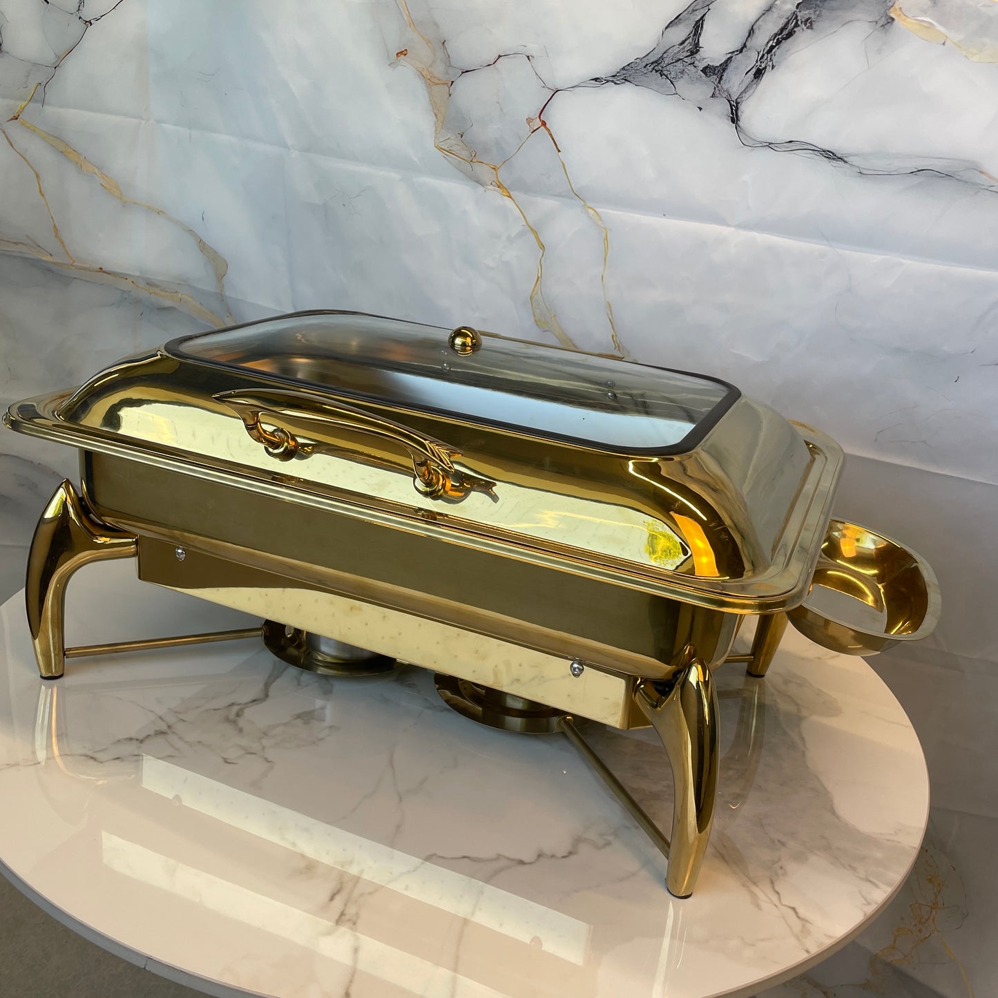 Luxury Dining Line - Rectangle Chafer - Gold - 9L
