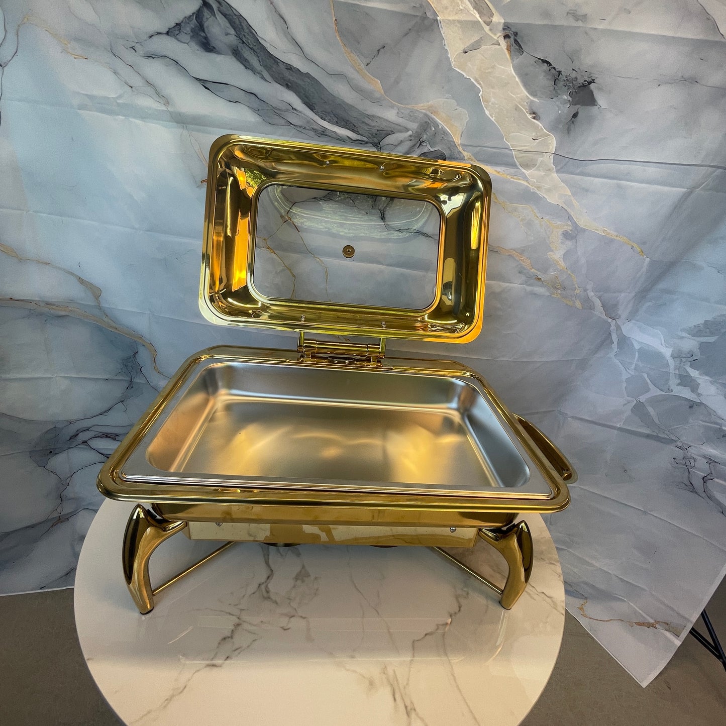 Luxury Dining Line - Rectangle Chafer - Gold - 9L
