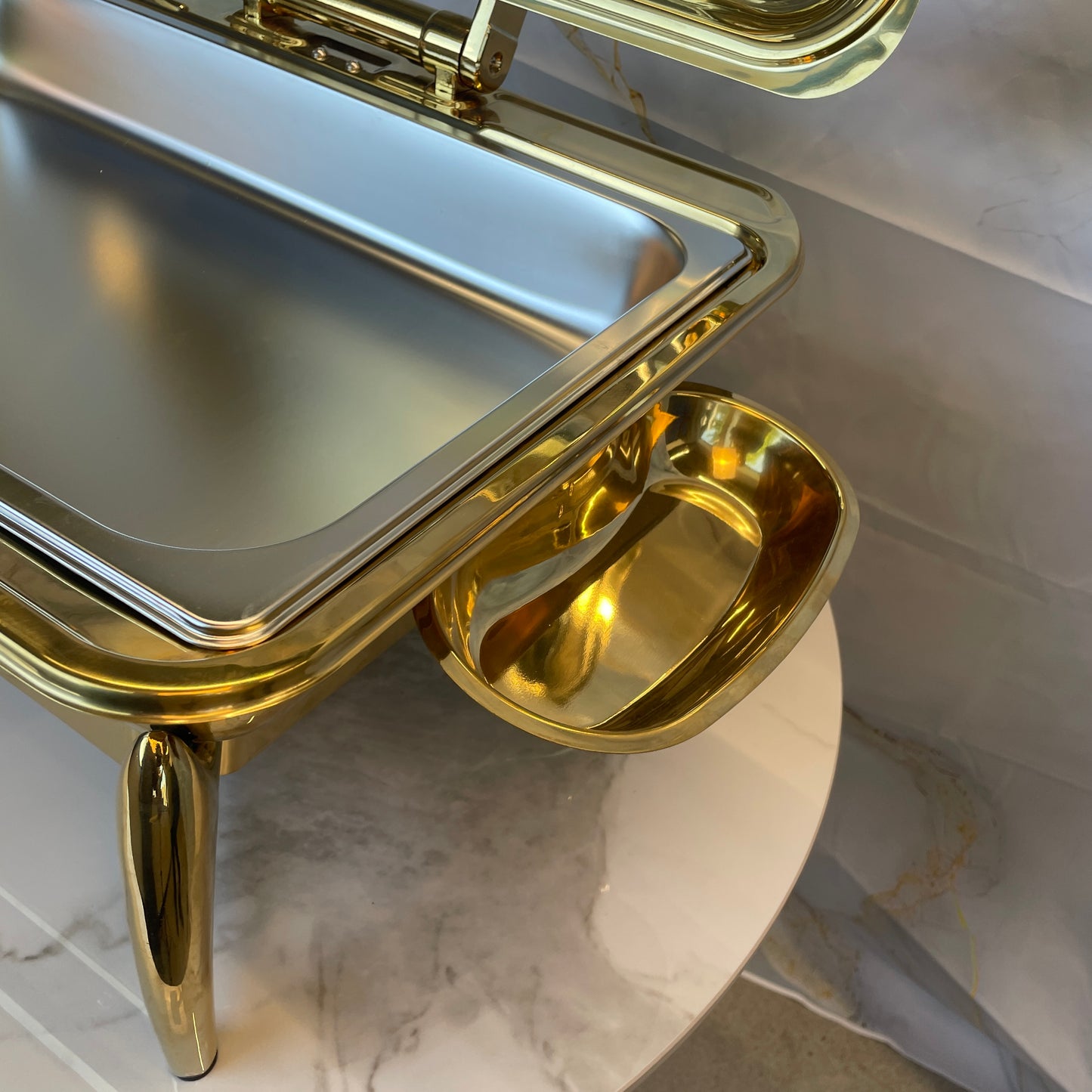 Luxury Dining Line - Rectangle Chafer - Gold - 9L