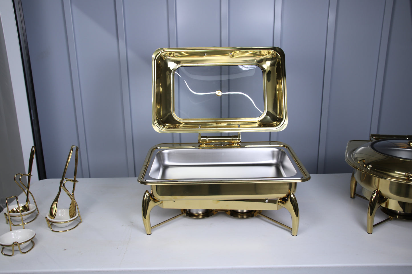 Luxury Dining Line - Rectangle Chafer - Gold - 9L